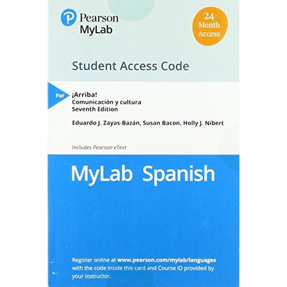 Pre-Owned Standalone MyLab Spanish with Pearson eText for ¡Arriba!: Comunicación y cultura -- Access Card (Multi-Semester)