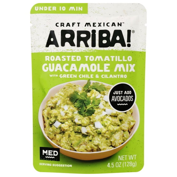 Arriba Roasted Tomatillo Guacamole Mix