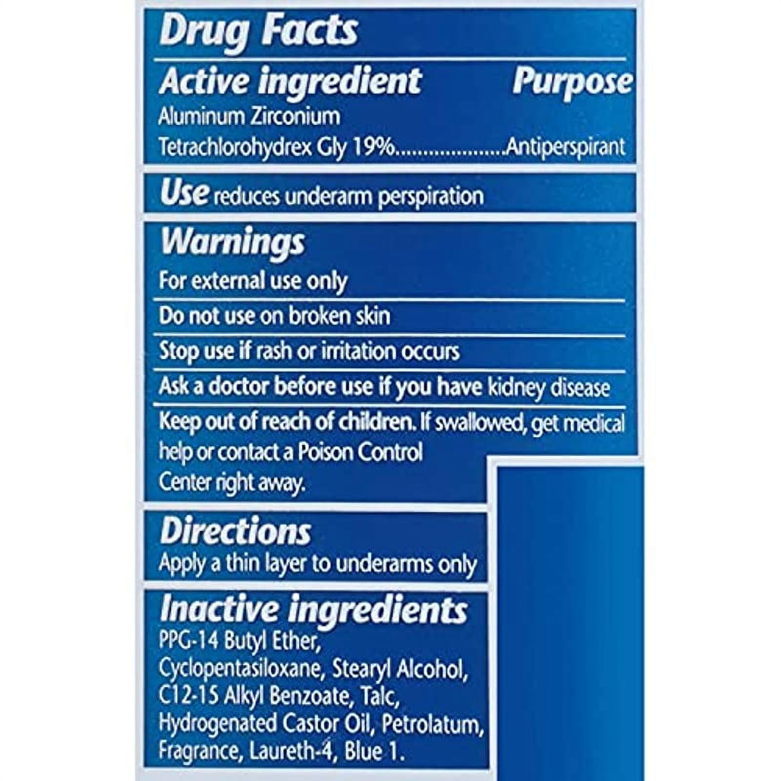 Arrid Deodorant 2.6 Ounce Solid XX Cool Shower (76ml) (6 Pack)