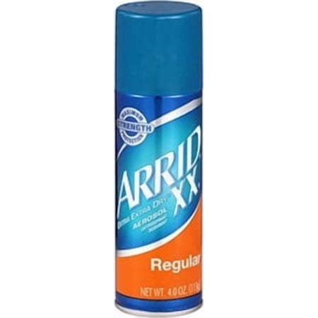 Arrid XX Aerosol Antiperspirant/Deodorant, Regular, 4 oz (8 Pack)