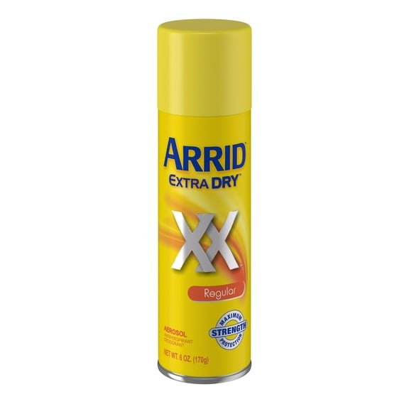 Arrid XX Extra Dry Aerosol Antiperspirant Deodorant, Regular, 6 oz