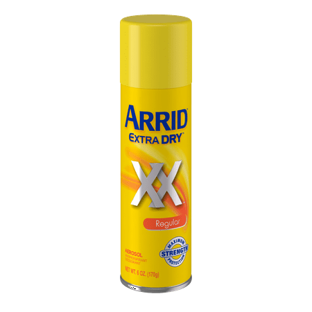 Arrid XX Extra Dry Aerosol Antiperspirant Deodorant, Regular,6 oz