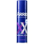 Arrid XX Extra Extra Dry Aerosol Antiperspirant Deodorant, Morning Clean, for Men and Women, 6 oz