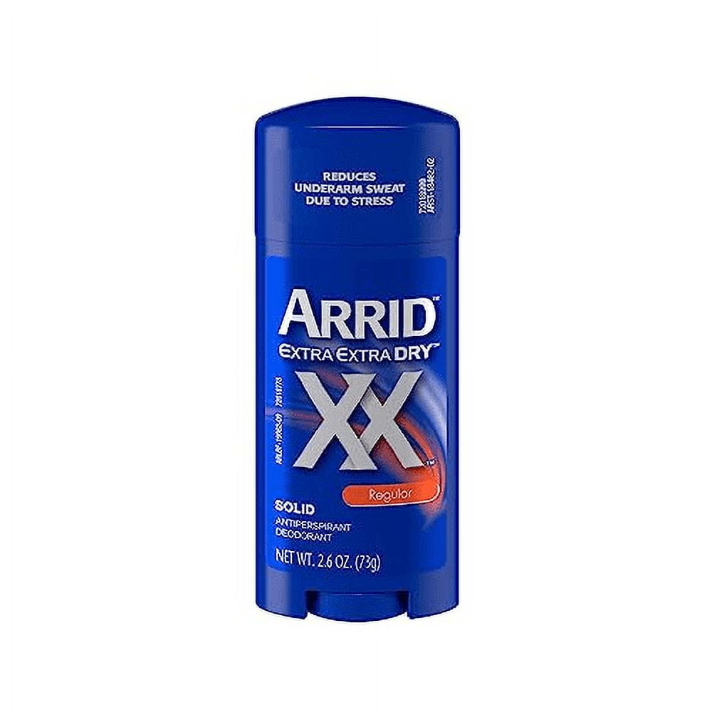 Arrid XX Extra Extra Dry Solid Antiperspirant Deodorant Regular, 2.6 oz ...