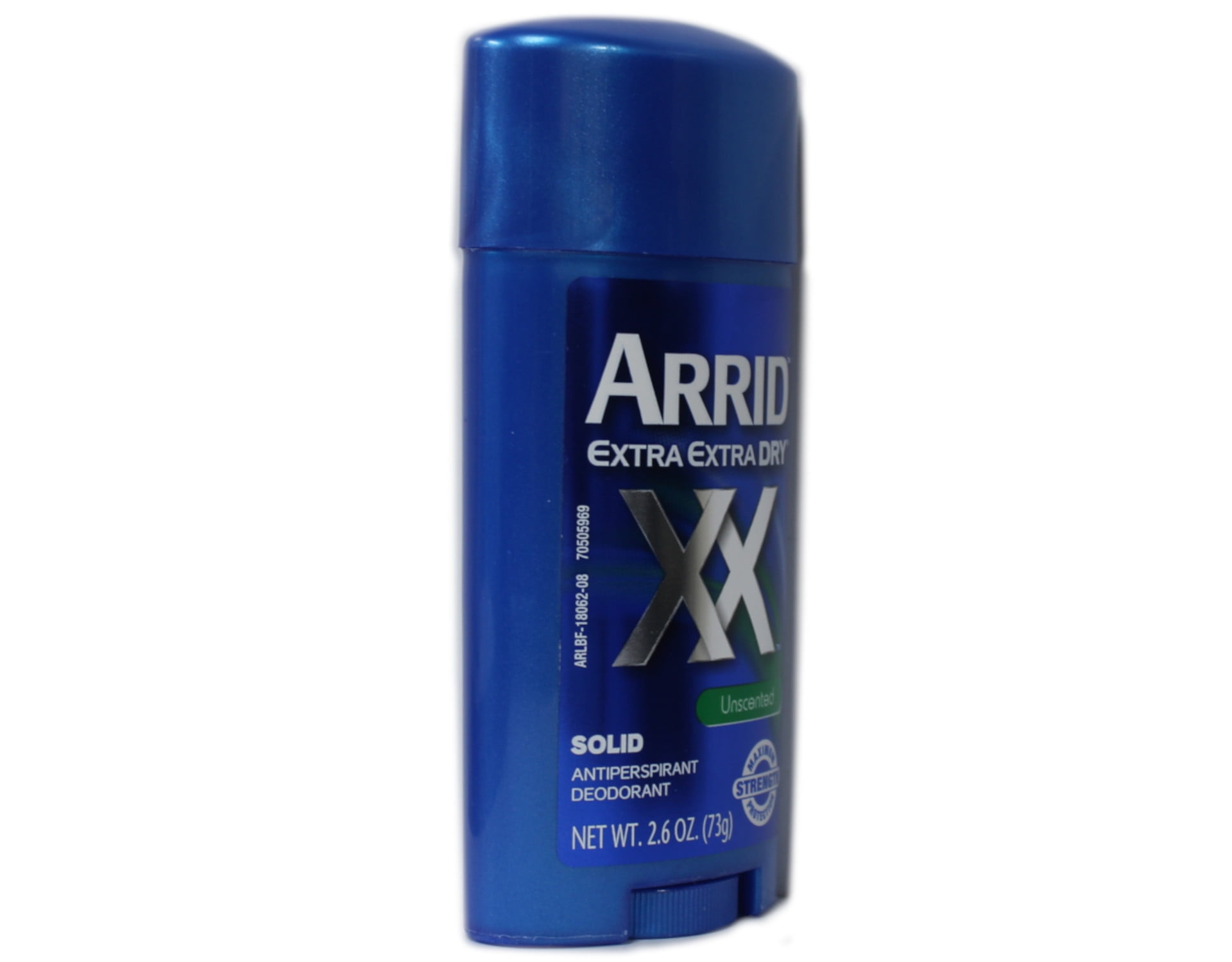 Arrid XX Extra Extra Dry Solid Antiperspirant Deodorant, Unscented, 2.6 ...
