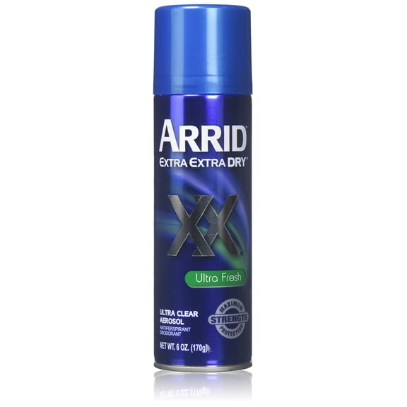 Arrid Xx Ultra Clear Anti-Perspirant Deodorant Spray, Ultra Fresh 6 Oz (Pack Of 5).