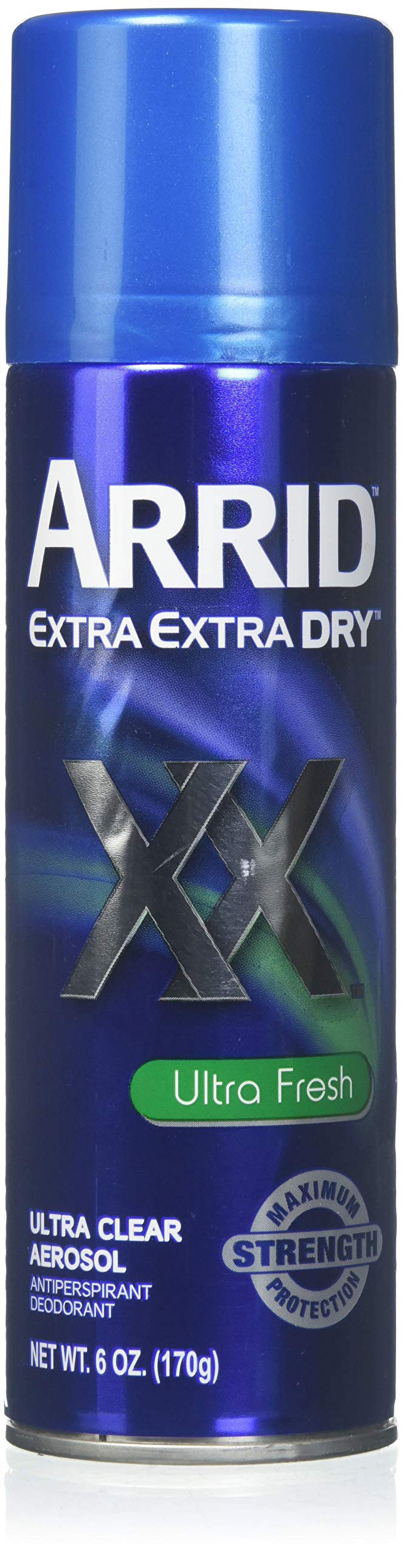 Arrid Xx Ultra Clear Anti-Perspirant Deodorant Spray, Ultra Fresh 6 Oz (Pack Of 6).