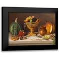 thumbnail image 1 of Arrieta, Jose Agustin 14x11 Black Modern Framed Museum Art Print Titled - Still Life With Fish and a Pumpkin, 1 of 5