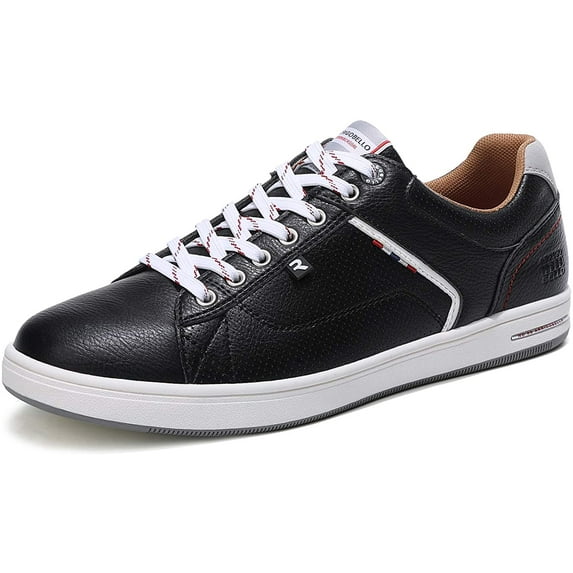 Arrigo Bello Mens Casual Comfort Shoes Fashion Breathable Sneakers Black-1 Size 10