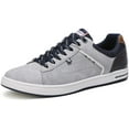 thumbnail image 1 of Arrigo Bello Mens Casual Comfort Shoes Fashion Breathable Sneakers Gray-1 Size 10, 1 of 7