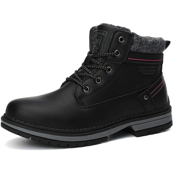Arrigo Bello Women's Snow Winter Boots Outdoor Snow Hiking Boots Black