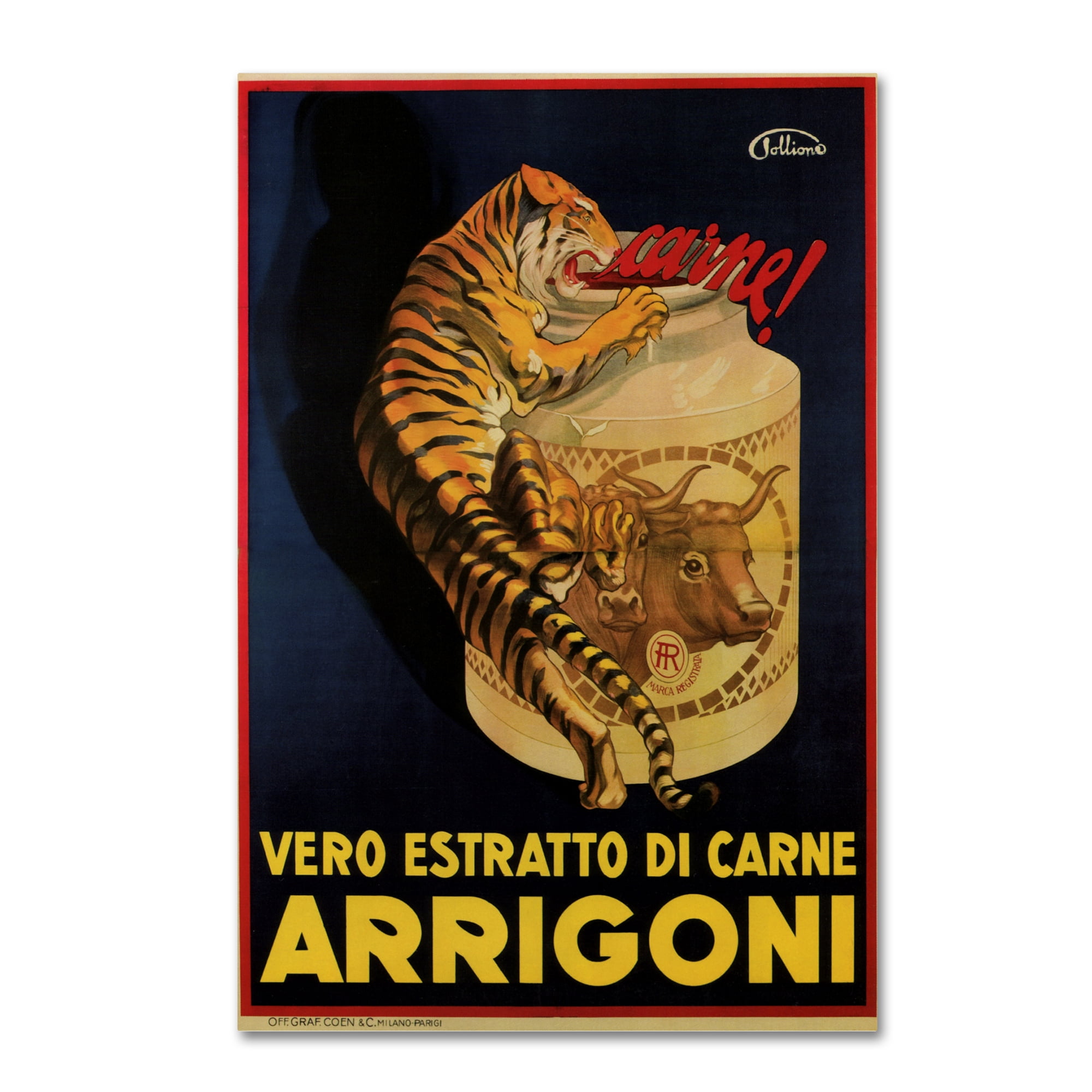 Arrigoni' Canvas Art by Vintage Apple Collection
