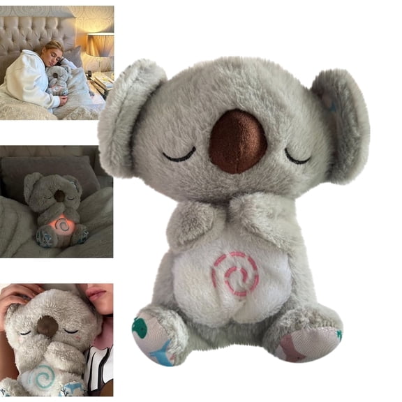 Arrily Calming Otter, Anxiety Relief Otter, Portable Sound Machine Baby, Heartbeat Bear for Newborn, Arrily Sleep Otter with Music Lights & Rhythmic Breathing Motion