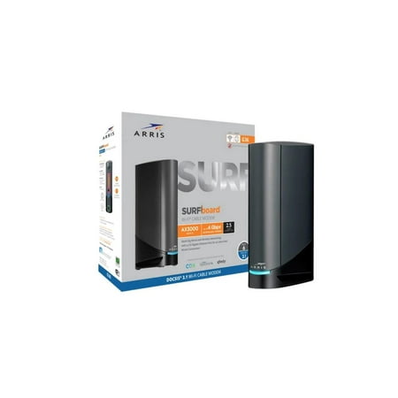 ARRIS - SURFboard DOCSIS 3.1 Multi-Gig Cable Modem & Wi-Fi 6 Router Combo - Black