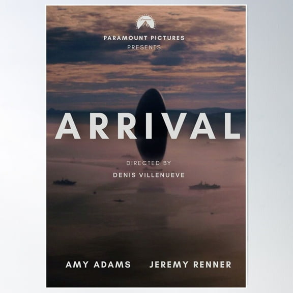 Arrival Alternative Film Movie Poster 2 Poster Wall Art, Modern Wall Decor For Living Room Bedroom, 12x18 UNFRAMED