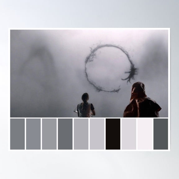 Arrival Color Pallet Poster Wall Art, Modern Wall Decor For Living Room Bedroom, 8x12 UNFRAMED