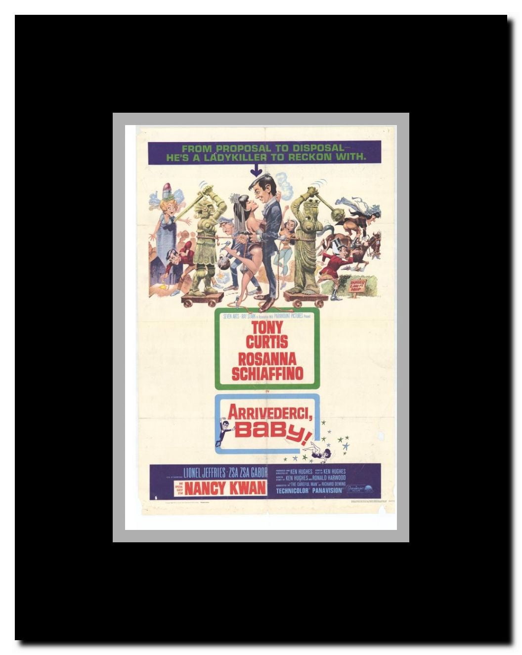 Arrivederci Baby! Framed Movie Poster