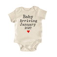 thumbnail image 1 of Arriving January 2027 Due Newborn Baby Bodysuit, 1 of 6