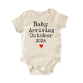 thumbnail image 1 of Arriving October 2026 Due Newborn Baby Bodysuit, 1 of 6