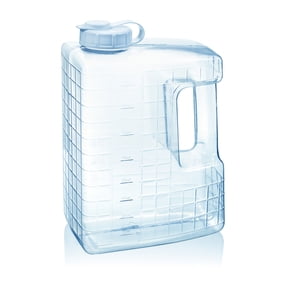 Arrow, Beverage Storage, 1 Gallon Clear View Refrigerator Bottle, 1 gal, useful for everyday beverage storage.