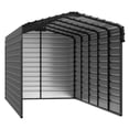 thumbnail image 1 of Arrow 10 x 24 x 9 ft Charcoal Steel Carport With 3 Wall Kit, 1 of 17