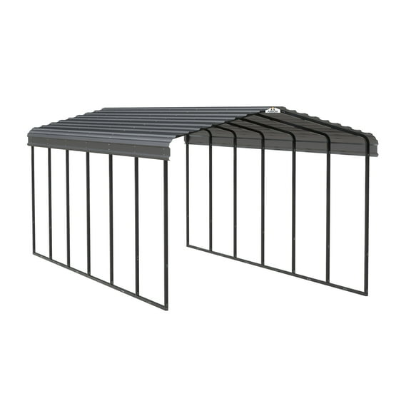 Arrow 12 x 29 x 9 ft Charcoal Carport
