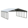 thumbnail image 1 of Arrow 20 x 24 x 9 ft Eggshell Carport, 1 of 19
