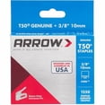 thumbnail image 1 of Arrow 3/8-inch Galvanized Steel T50 Staples, Divergent Point, 1,250-Count, 1 of 8