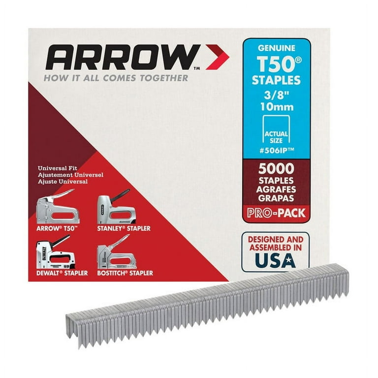Arrow 506IP T50 3/8 Staples