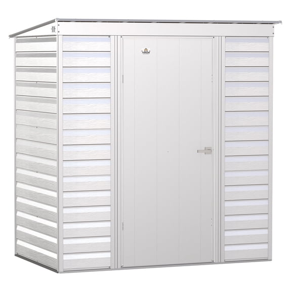 Arrow Select 6 x 4 x 6 ft Light Grey Shed