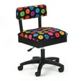 thumbnail image 1 of Arrow Adjustable Height Swivel Sewing and Craft Chair, Multiple Fabric, 1 of 5
