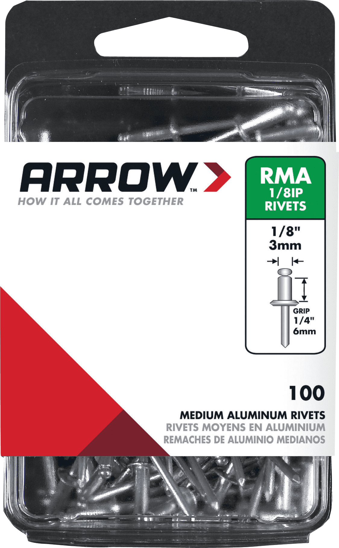 Arrow Aluminum Rivet - Pack of 4 — Residential Use, Standard ...
