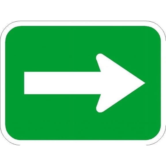 Arrow Auxiliary (Bicycle) Sign Guide Signs Metal Sign Tin Sign 8x12 Inch - Caution Safety Warning Security Signs Indoor & Outdoor Signs for Home, Office, Work
