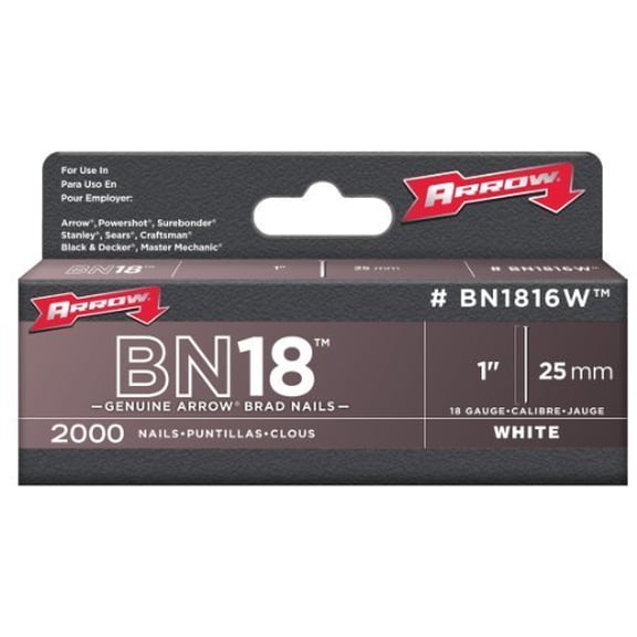 Arrow Brads 3 packs of 2000