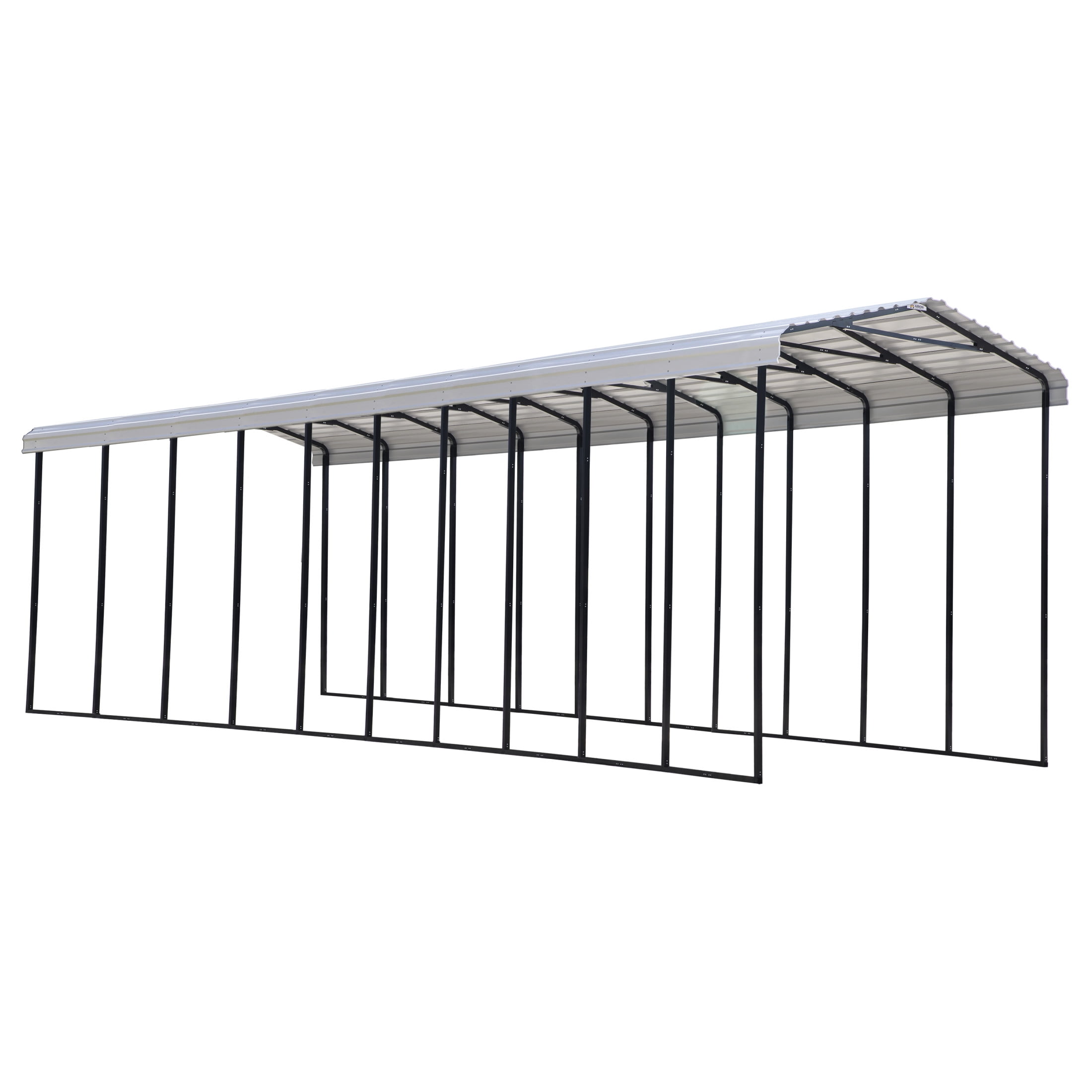 14' x 47' Galvanized Steel Eggshell RV Carport Kit