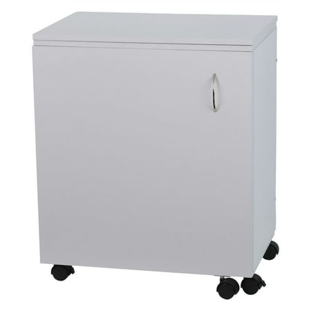 Arrow Cabinets Adjustable Judy Sewing and Craft Table with Storage, White