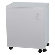 Arrow Cabinets Adjustable Judy Sewing and Craft Table with Storage, White