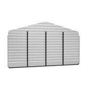 Arrow 20 x 9 ft Eggshell Rear Wall Kit For Steel Carport