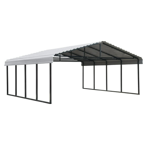 Arrow 20 x 20 x 7 ft Eggshell Carport