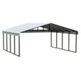 thumbnail image 1 of Arrow 20 x 20 x 9 ft Eggshell Carport, 1 of 20