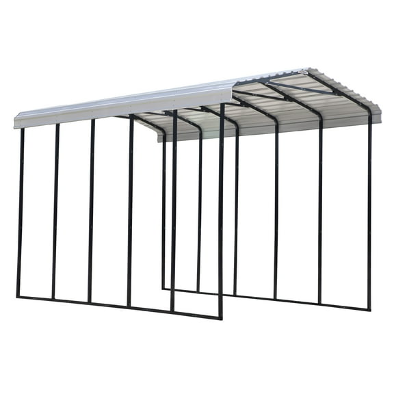 Arrow 14 x 24 x 14 ft Eggshell RV Carport