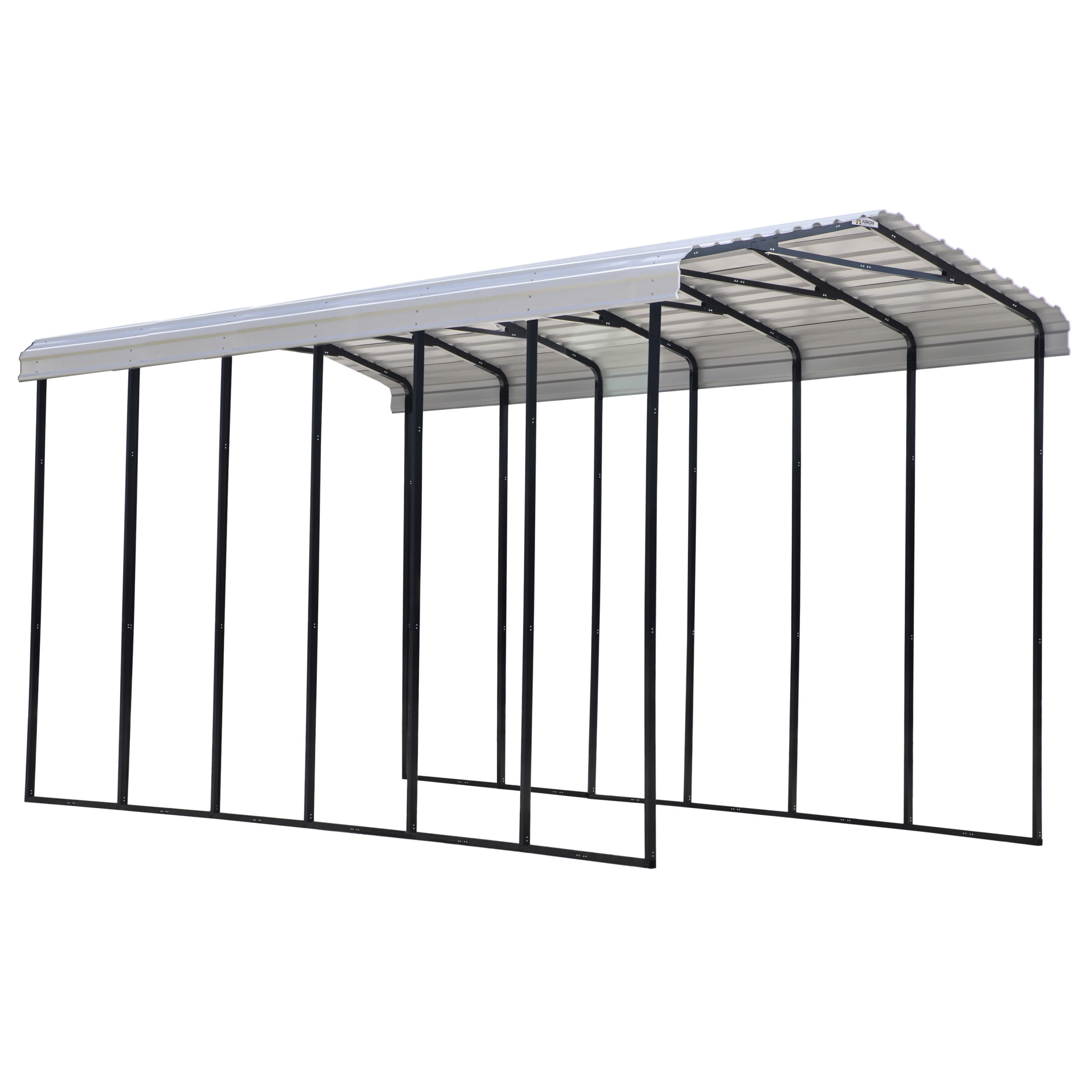 Arrow 14 x 29 x 14 ft Eggshell RV Carport