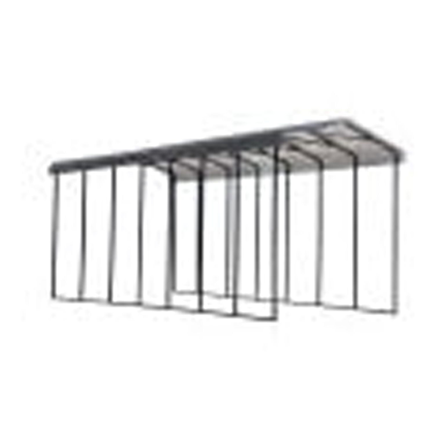 Arrow 14 x 33 x 14 ft Charcoal RV Carport