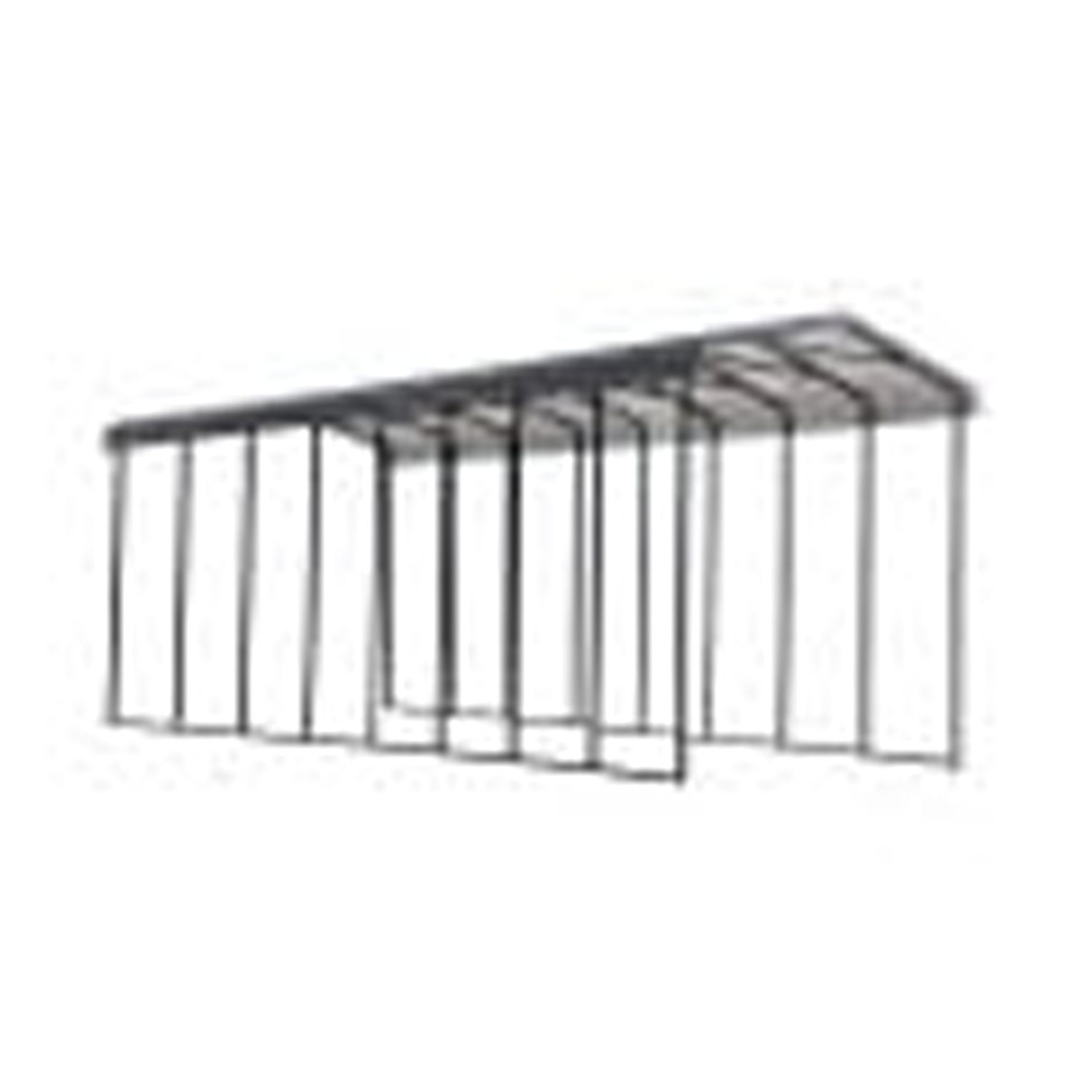 Arrow 14 x 38 x 14 ft Charcoal RV Carport