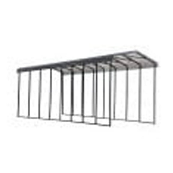 Arrow 14 x 38 x 14 ft Charcoal RV Carport