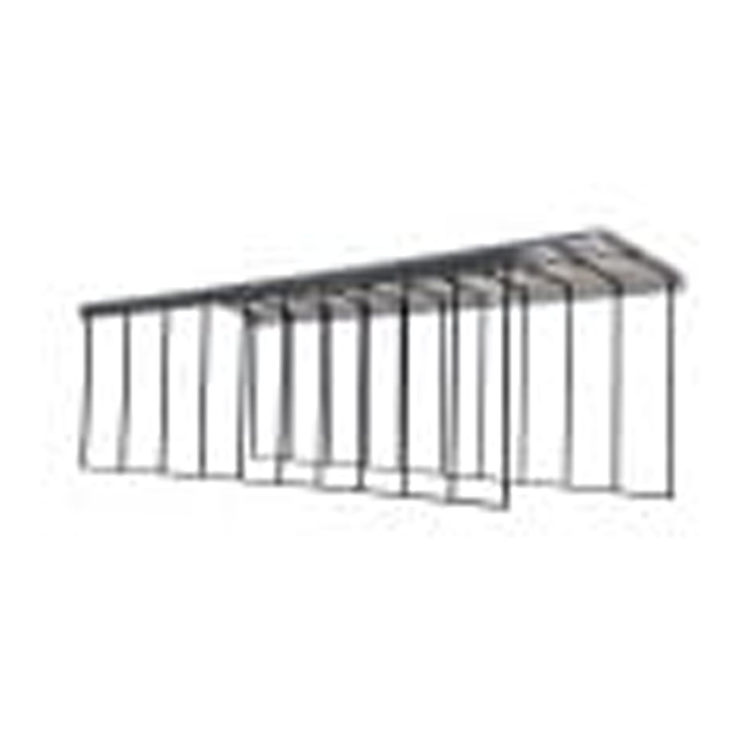 Arrow 14 x 47 x 14 ft Charcoal RV Carport