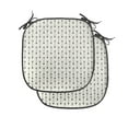 thumbnail image 1 of Arrow Chair Seating Cushion Set of 4, Various Arrow Patterns on Retro Background Tools Boho Style Art, Seat Pads for Office with Anti-slip Backing, 16"x16", Pale Beige Black, by Ambesonne, 1 of 7