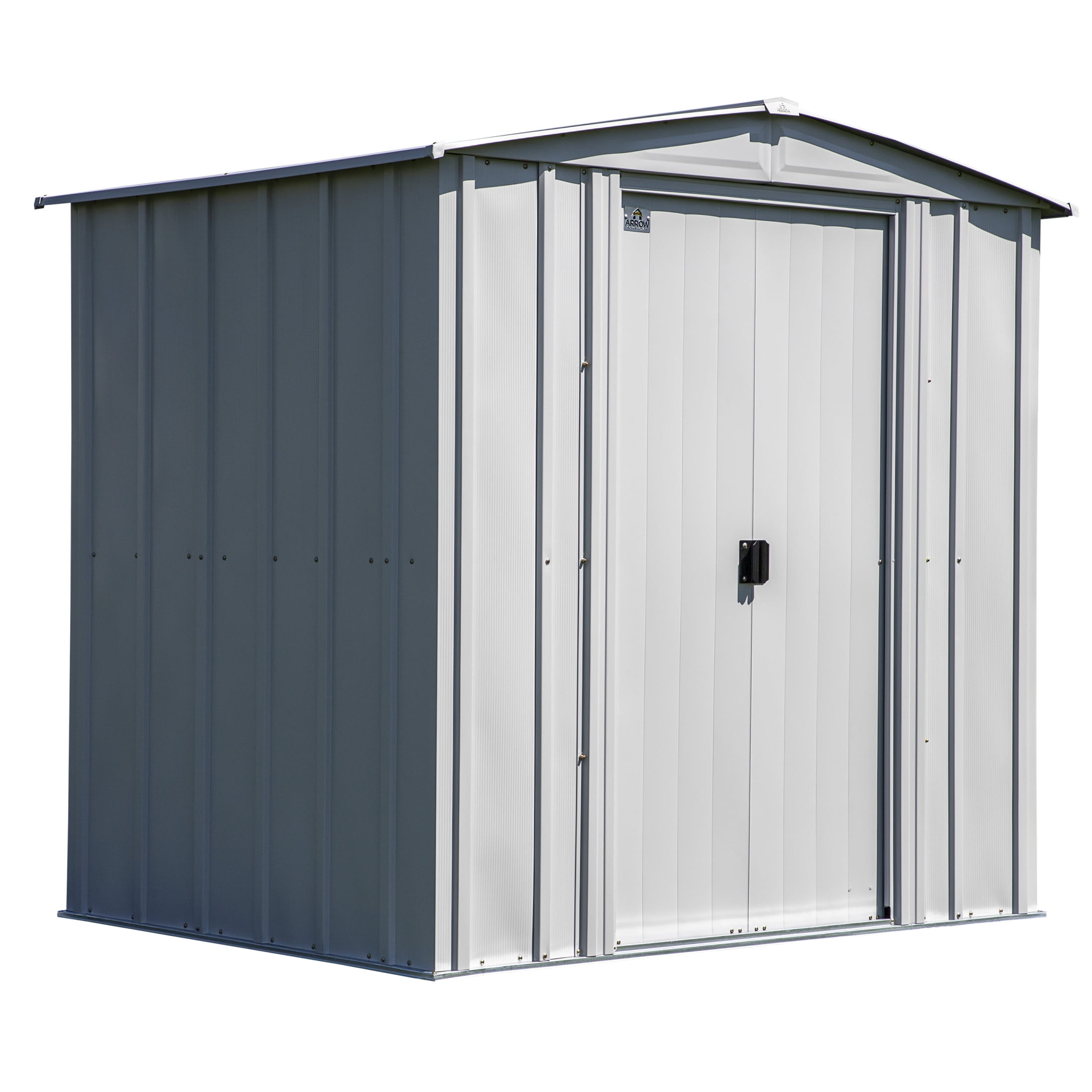 Arror Sticky Notes Arrow Classic 6 x 5 x 6 ft Flute Grey Steel Storage Shed - Walmart ...
