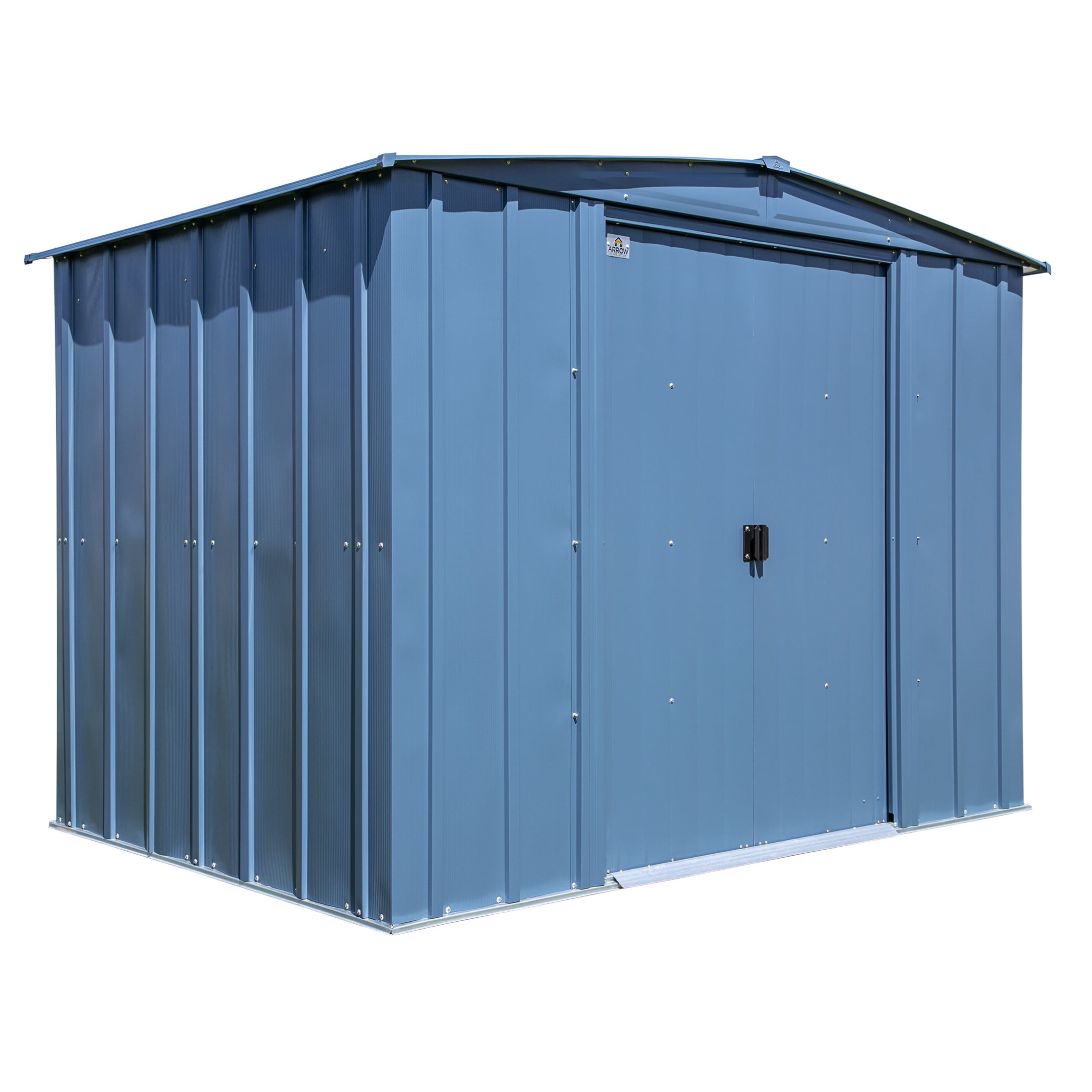 Arror Sticky Notes Arrow Classic 8 x 6 x 6 ft Blue Grey Steel Storage Shed - Walmart ...