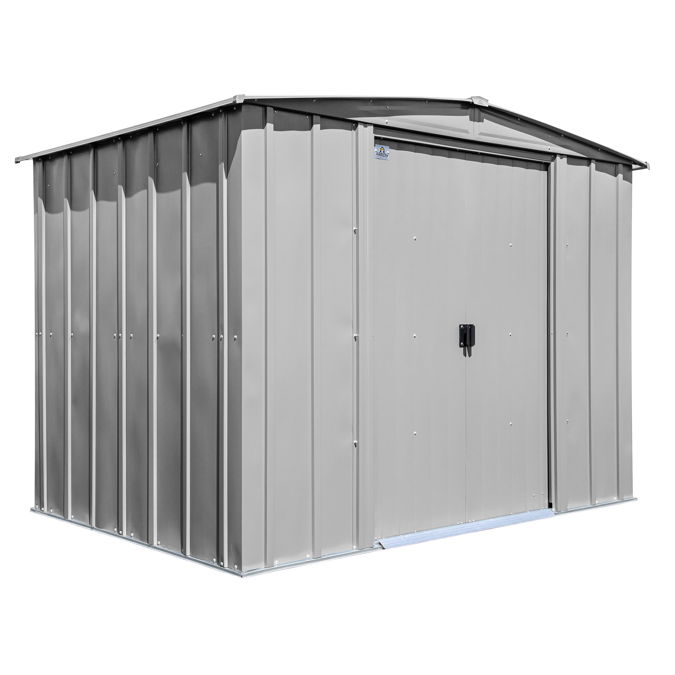 Arror Sticky Notes Arrow Classic 8 x 6 x 6 ft Flute Grey Steel Storage Shed - Walmart ...